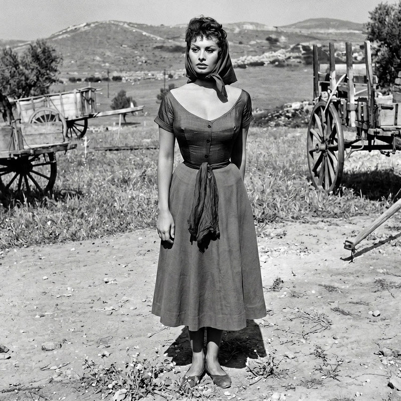 sophia, between takes
