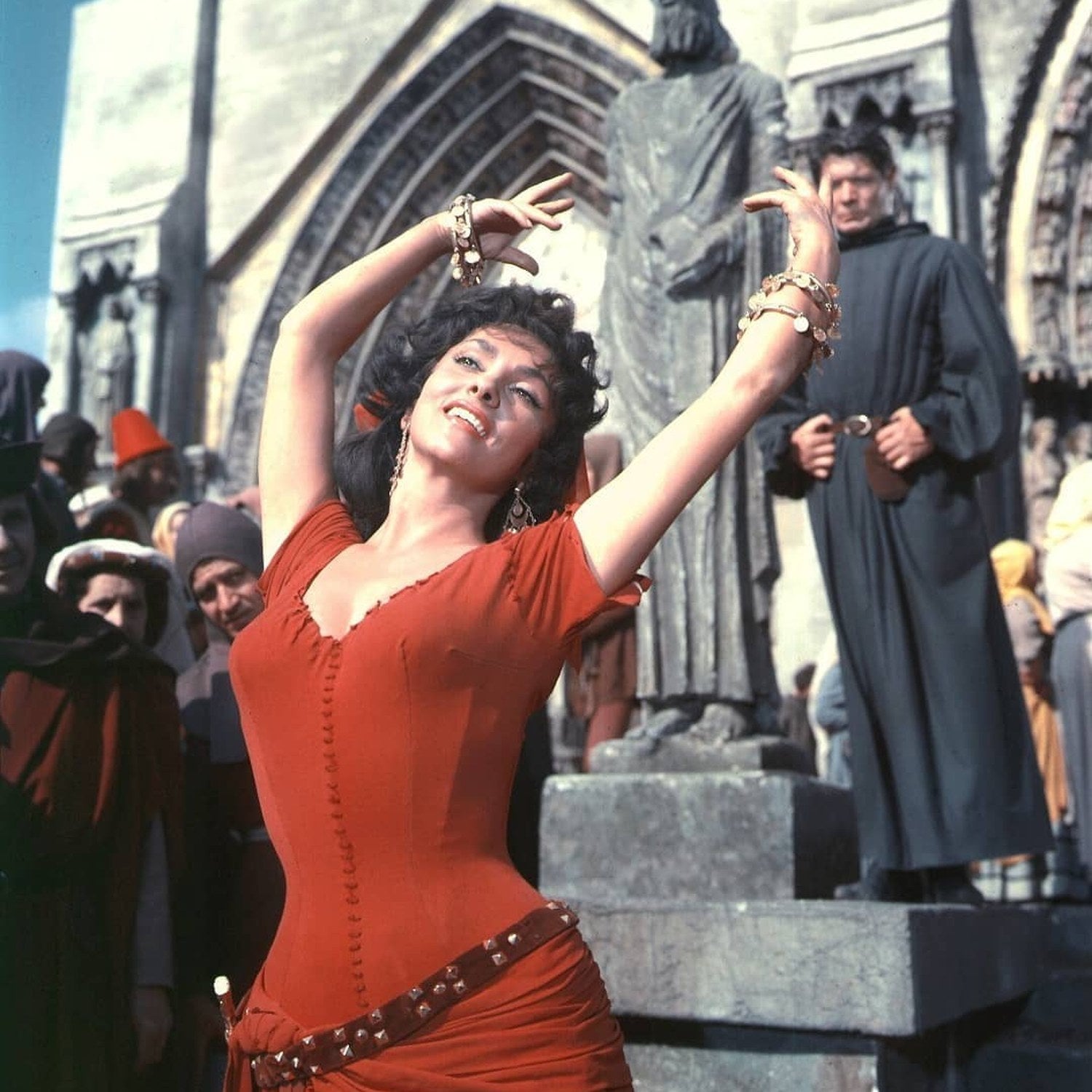 on gina, in 1954